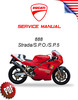 Thumbnail Ducati 888 Strada/SPO/SP5 Repair Manual (1991-94)