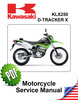 Thumbnail Kawasaki KLX250 D-TRACKER X 2nd gen Service Manual (2009-14)