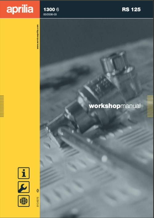 Product picture Aprilia RS125 (4th gen.) Repair Manual (2005-13)