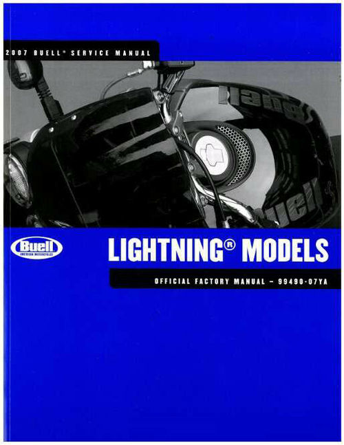 Product picture Buell Lightning Models Service Manual (2007)