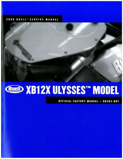 Product picture Buell XB12X Ulysses Service Manual (2006)
