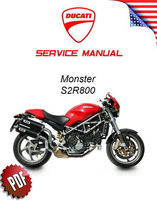 Product picture Ducati Monster S2R 800 Repair Manual (2005-07)