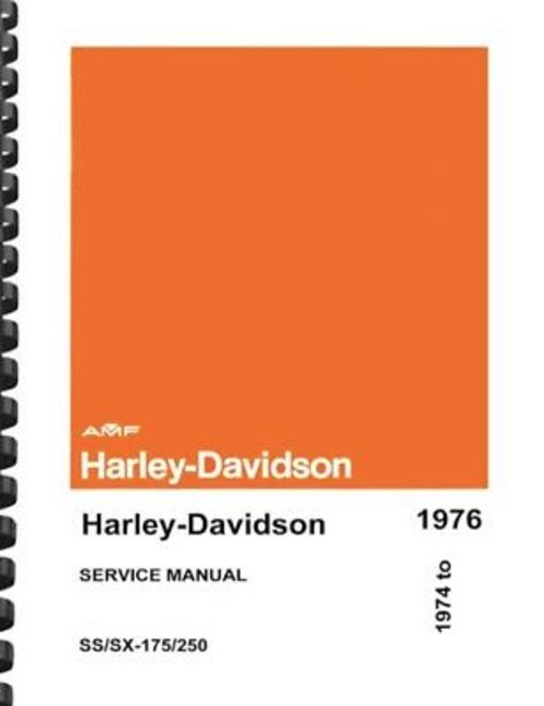 Product picture Harley Davidson SS-SX-175-250 Service Manual 1974