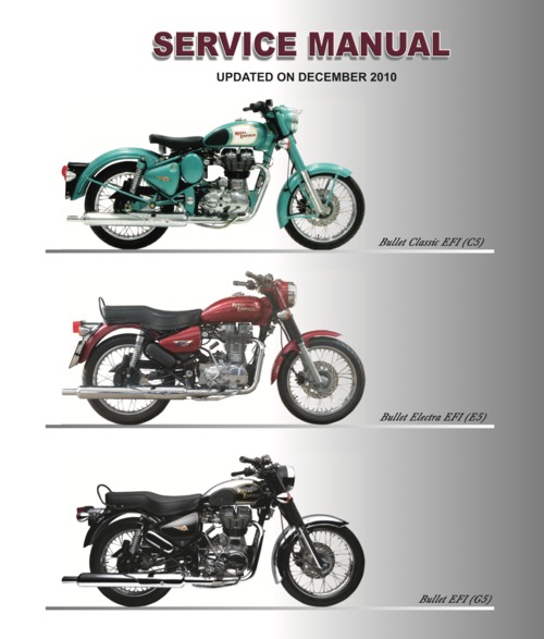 Product picture Royal Enfield Bullet EFI Service Manual (2007-16)
