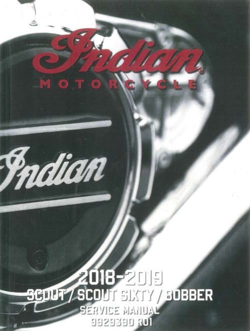 Product picture Indian Scout-Scout Sixty-Bobber Service Manual (2018-22)