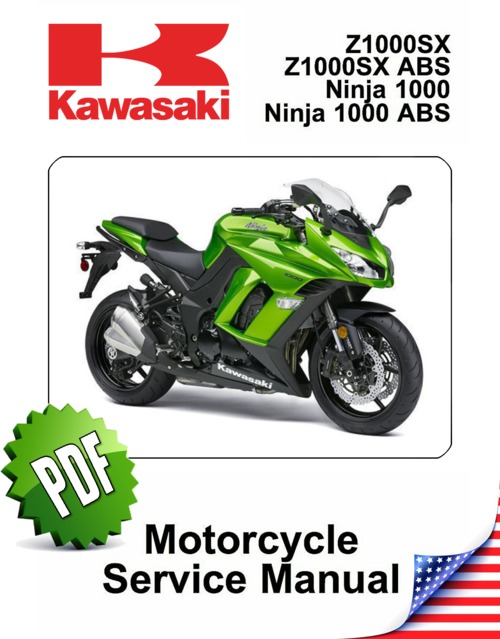 Product picture Kawasaki Ninja 1000/Z1000SX/ABS Repair Manual (2011-13)