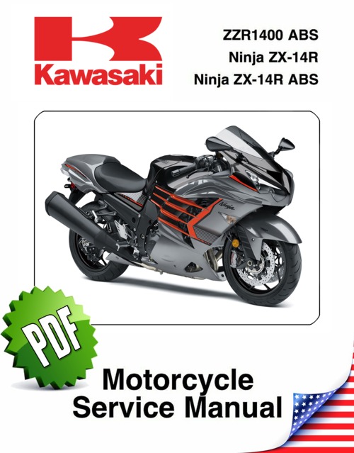 Product picture Kawasaki Ninja ZX14R Repair Manual (2012-15)