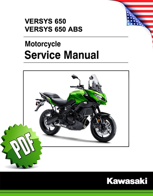 Product picture Kawasaki Versys 650 Mk3 Service Manual (2015-21)