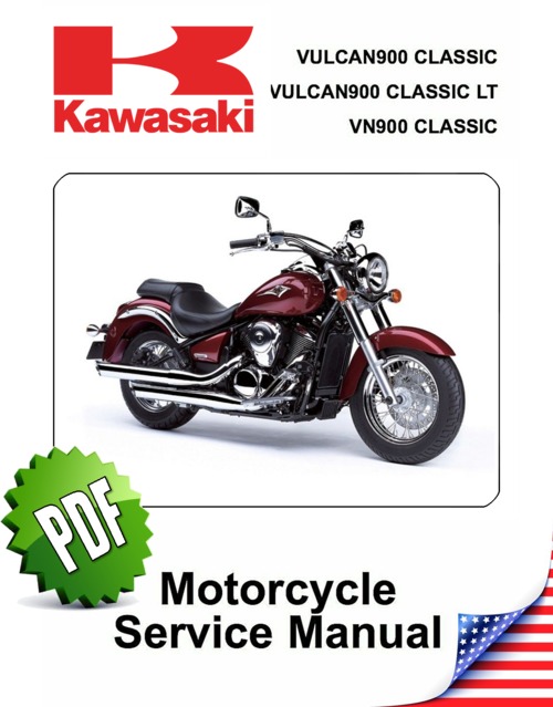 Product picture Kawasaki Vulcan VN900 Classic Repair Manual (2006-22)