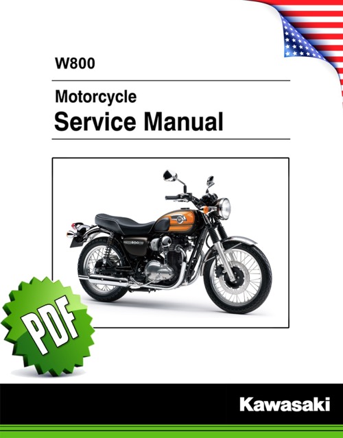 Product picture Kawasaki W800 Repair Manual (2011-17)