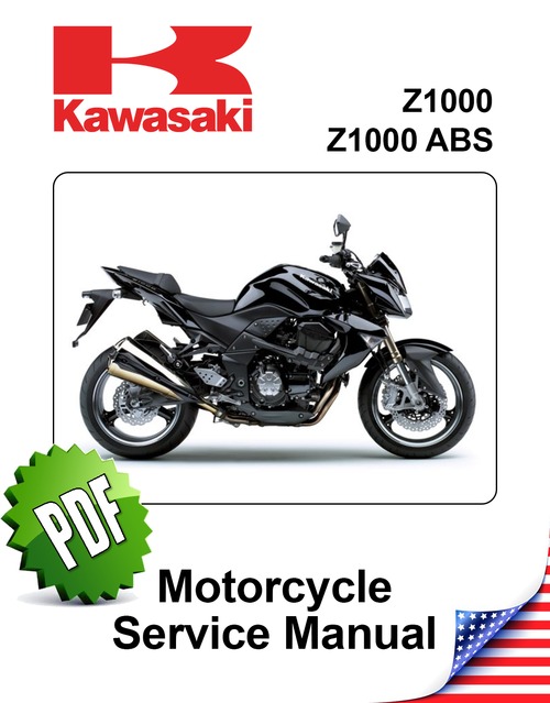 Product picture Kawasaki Z1000 (2nd gen.) Repair Manual (2007-09)