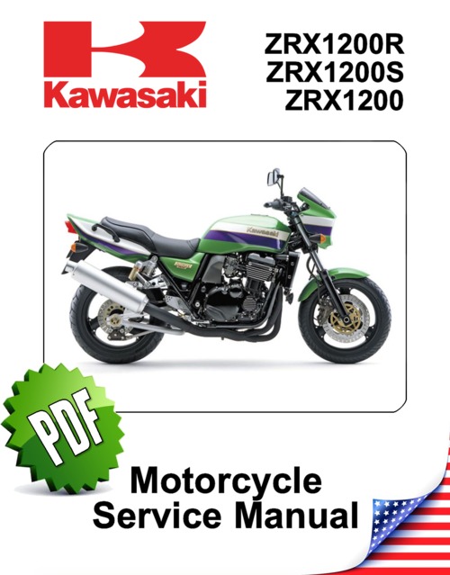 Product picture Kawasaki ZRX 1200R/S Repair Manual (2001-07)