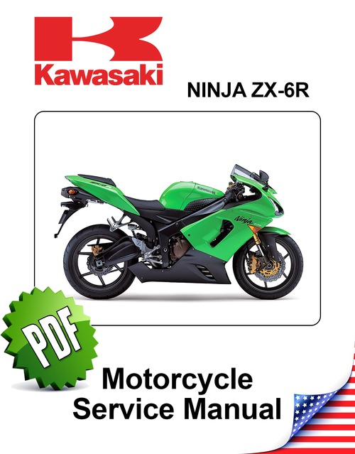 Product picture Kawasaki Ninja ZX6R C1 Repair Manual (2005-06)
