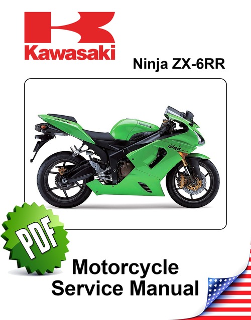 Product picture Kawasaki Ninja ZX6RR Repair Manual (2005-06)