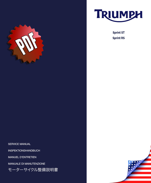Product picture Triumph Sprint ST/RS Repair Manual (1998-2004)