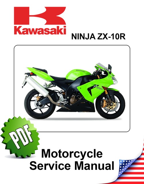 Product picture Kawasaki Ninja ZX10R Repair Manual (2004-05)