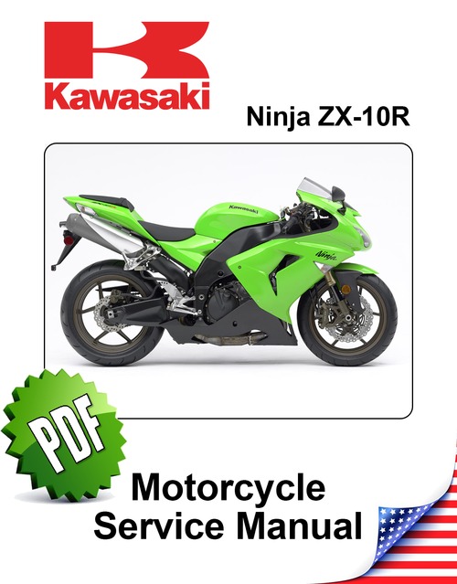 Product picture Kawasaki Ninja ZX10R 2nd generation Repair Manual (2006-07)