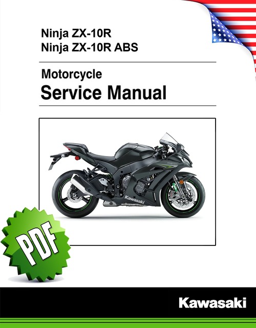 Product picture Kawasaki Ninja ZX10R ABS 5th Gen. Repair Manual (2016-now)