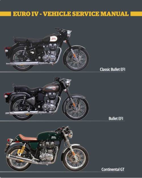 Product picture Royal Enfield Bullet EFI Euro IV Repair Manual (2017-20)