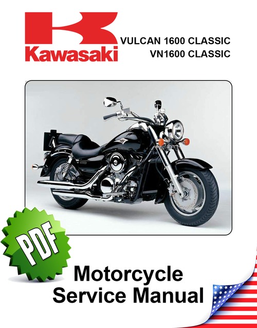 Product picture Kawasaki Vulcan VN1600 Classic Repair Manual (2003-08)