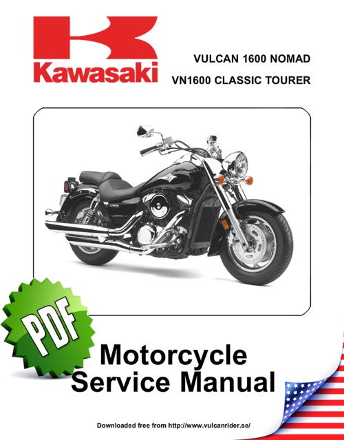 Product picture Kawasaki Vulcan VN1600 Nomad/Classic Tourer (2005-08)