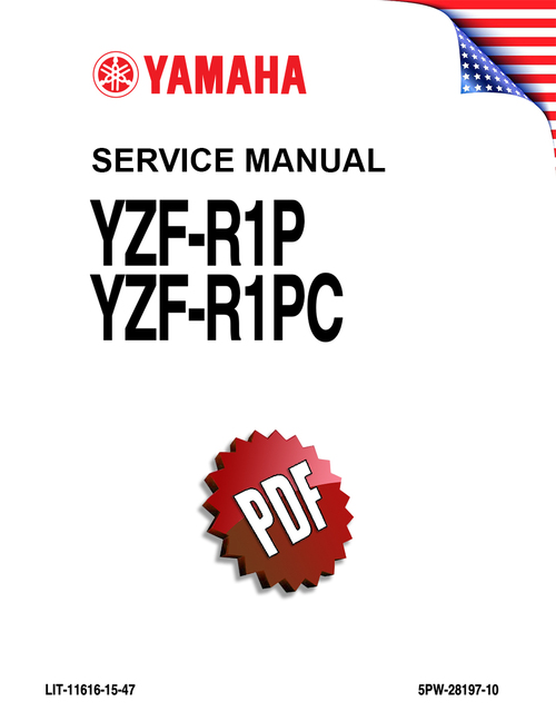 Product picture Yamaha YZF-R1 (R1P/R1PC) Repair Manual (2002-03)