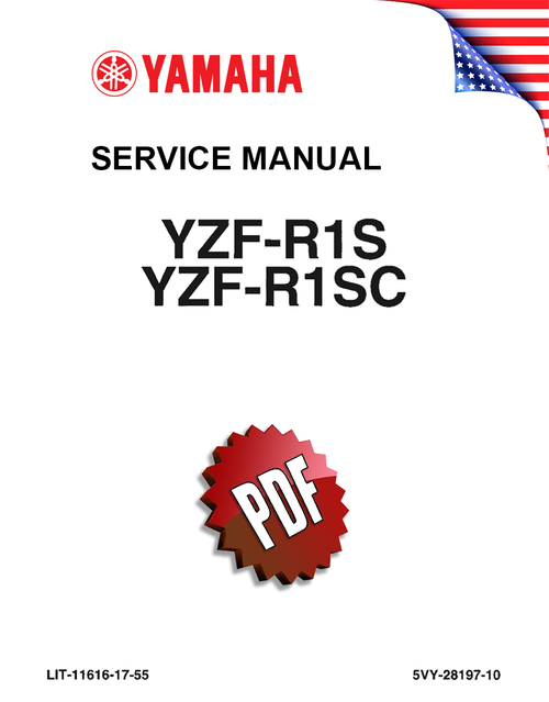 Product picture Yamaha YZF-R1 (R1S/R1SC) Repair Manual (2004-05)