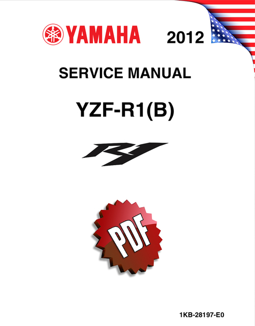 Product picture Yamaha YZF-R1 (R1B) Repair Manual (2012-14)