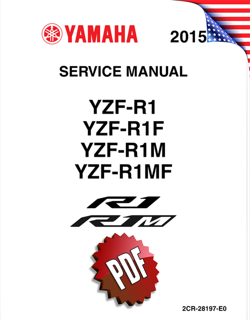 Product picture Yamaha YZF-R1 (R1F/R1M/R1MF) Repair Manual (2015-now)