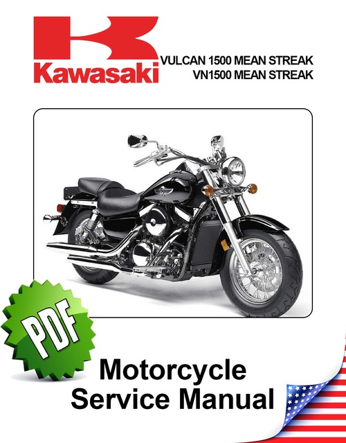 Product picture Kawasaki Vulcan VN1500 Mean Streak Repair Manual (2002-03)