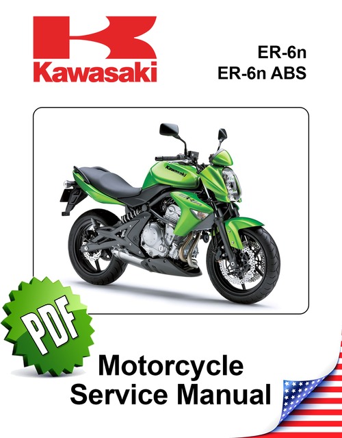 Product picture Kawasaki ER-6n Repair Manual (2012-16)