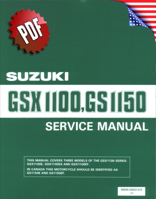 Product picture Suzuki GS1150, GSX 1100 E/ES/EF Repair Manual (1984-86)