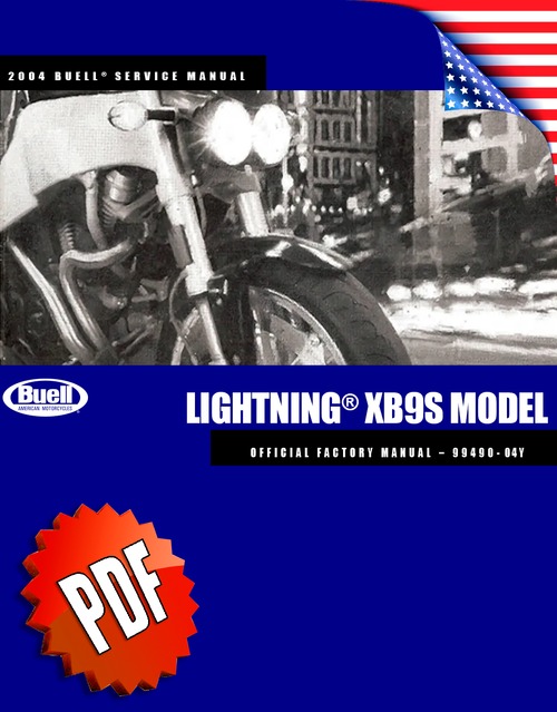 Product picture Buell XB9S Lightning Service Manual (2004)