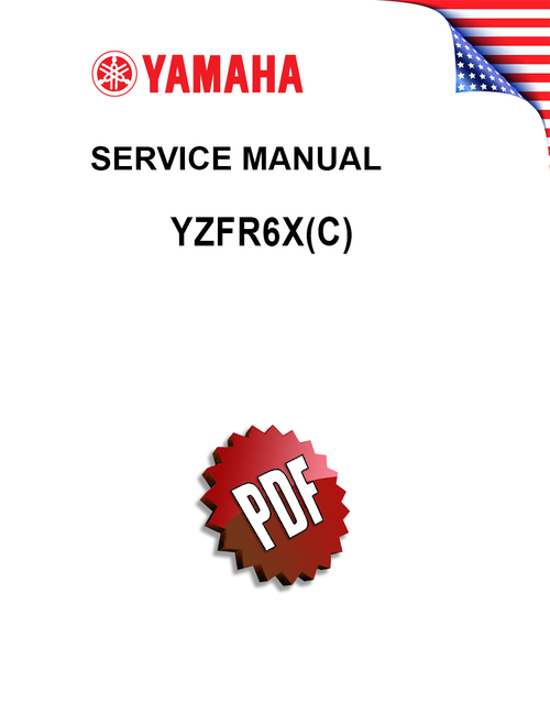 Product picture Yamaha YZF-R6 Repair Manual (2008-09)