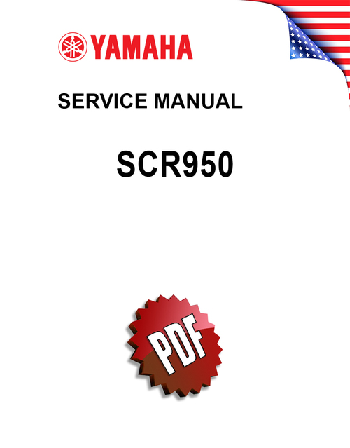 Product picture Yamaha SCR950 Repair Manual (2017-now)