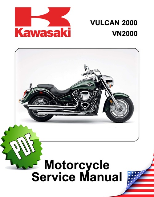 Product picture Kawasaki Vulcan VN2000 Repair Manual (2004-05)