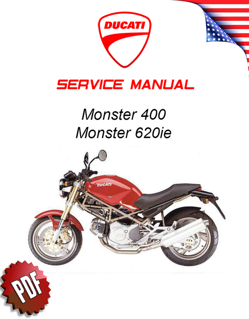 Product picture Ducati Monster 400/620ie Repair Manual (2002-06)