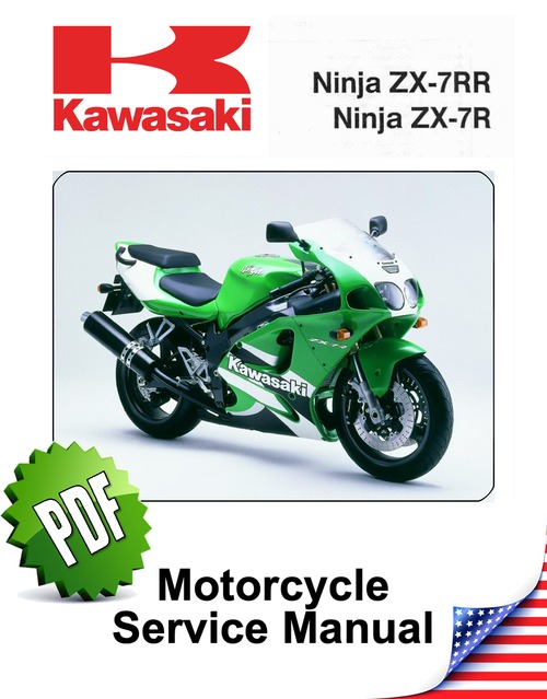 Product picture Kawasaki Ninja ZX7R Repair Manual (1996-2003)