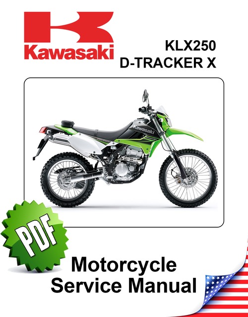 Product picture Kawasaki KLX250 D-TRACKER X 2nd gen Service Manual (2009-14)