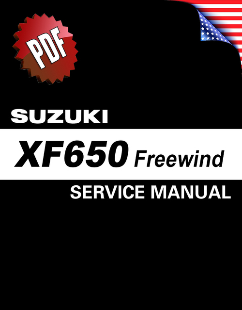 Product picture Suzuki XF650 Freewind Repair Manual (1997-2001)