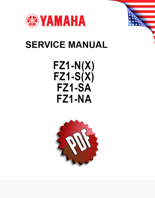 Product picture Yamaha FZ1-S/N/SA/NA Fazer Repair Manual (2008-09)