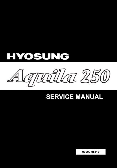 Product picture Hyosung GV250 Aquila Repair Manual (1998-2005)
