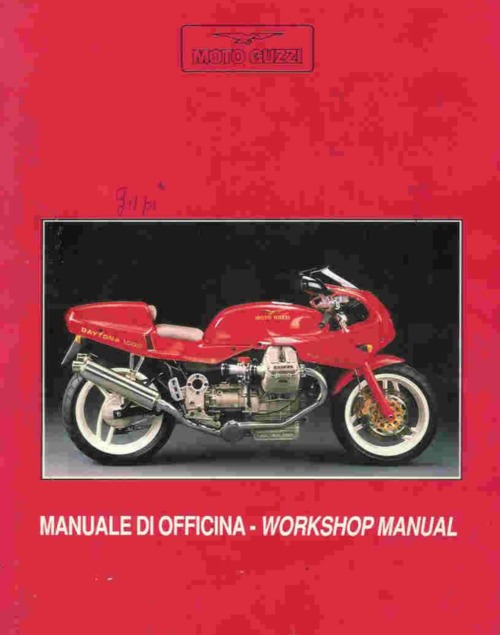 Product picture Moto Guzzi Daytona 1000 Repair Manual (1992-99)