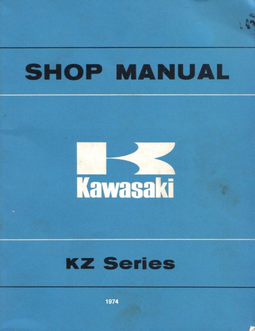 Product picture Kawasaki KZ400 1st generation Service Manual (1974-75)
