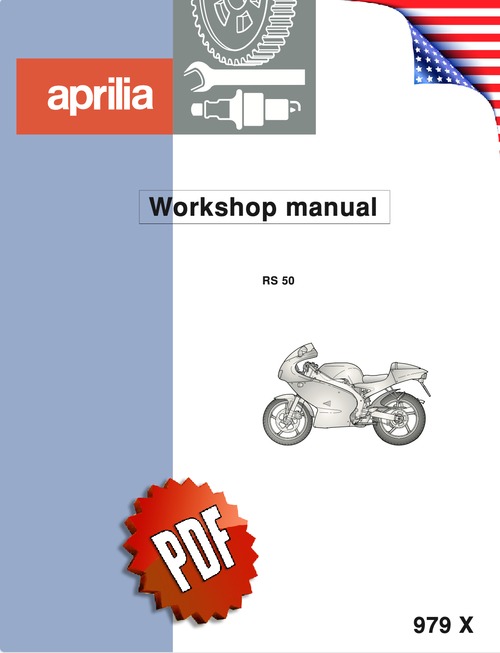 Product picture Aprilia RS 50 (2nd gen.) Service Station Manual (1997-2005)