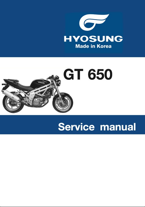 Product picture Hyosung GT650 Comet Repair Manual (2002-05)