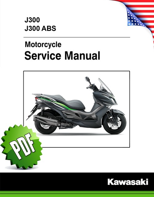 Product picture Kawasaki J300 Repair Manual (2014-now)