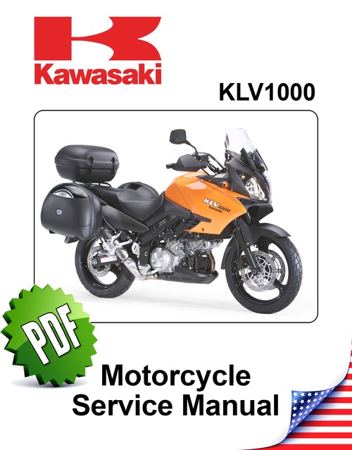 Product picture Kawasaki KLV1000 Repair Manual (2004-06)