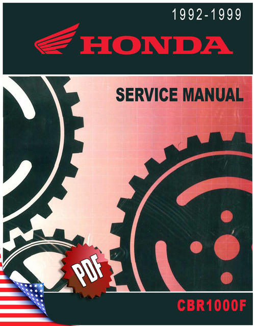 Product picture Honda CBR1000F (3rd generation) Repair Manual (1992-99)