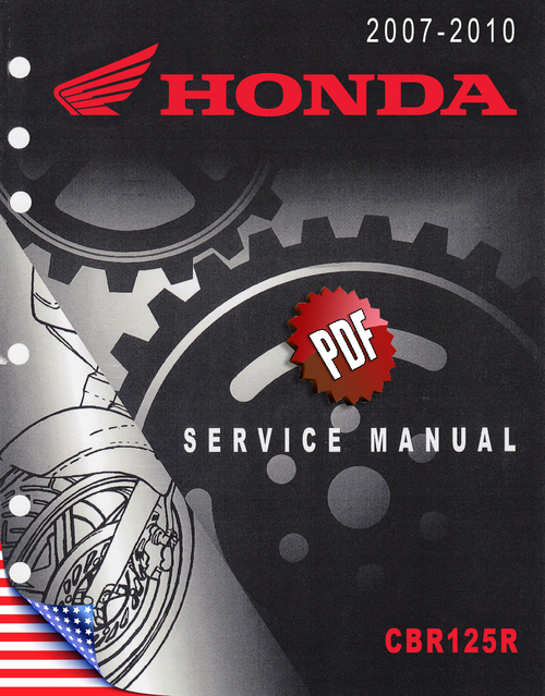 Product picture Honda CBR125R (2nd generation) Repair Manual (2007-10)